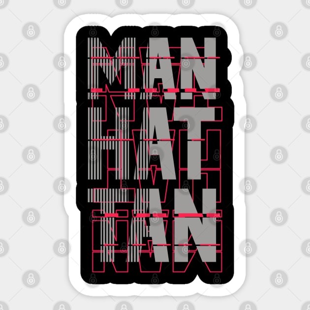 Manhattan - New York Sticker by TambuStore